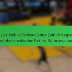 NBA Live Mobile Einlöse-Codes: Zeitlich begrenzte Angebote, exklusive Pakete, Währungsboni